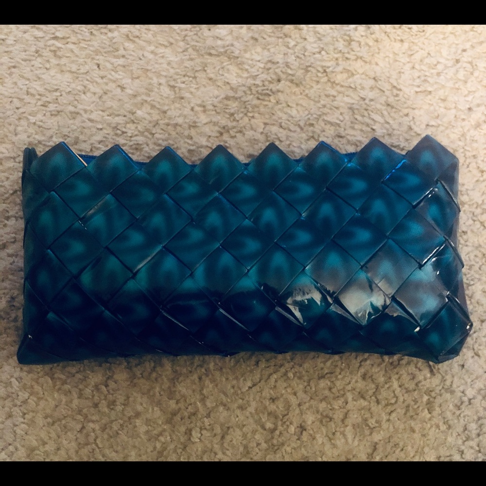 Ecoist Clutch Bag Eco-Friendly Turquoise Blue